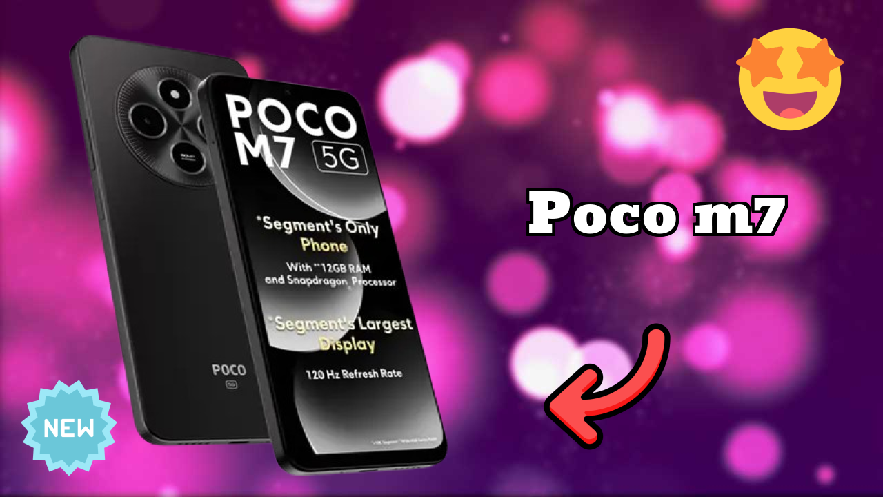 POCO M7 at ₹8,498 - Complete Specifications