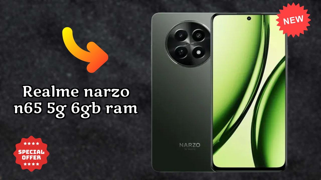 Realme Narzo N65 5G 6GB RAM Display Quality: IPS LCD Explained