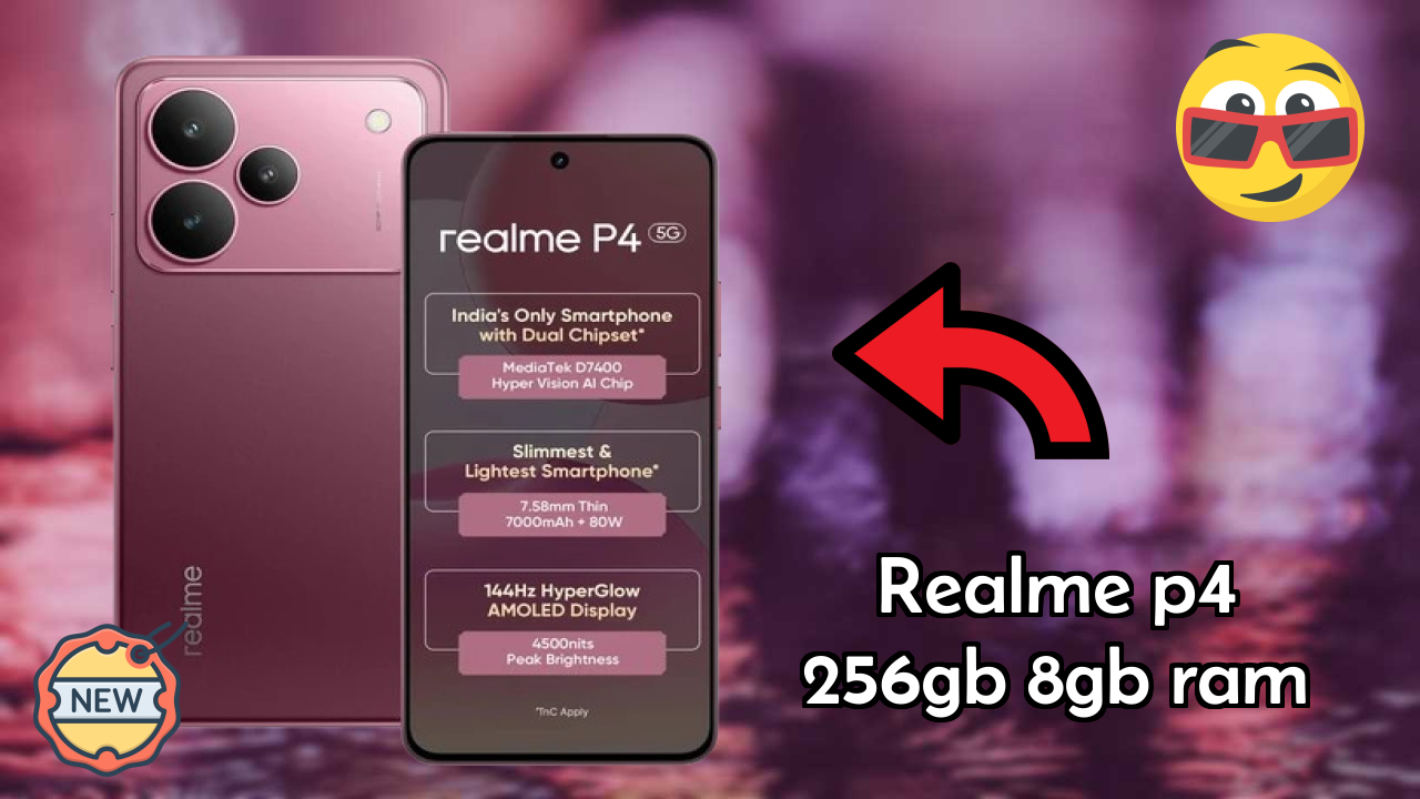 Realme P4 256GB 8GB RAM Display Technology: Hyper Glow AMOLED Explained