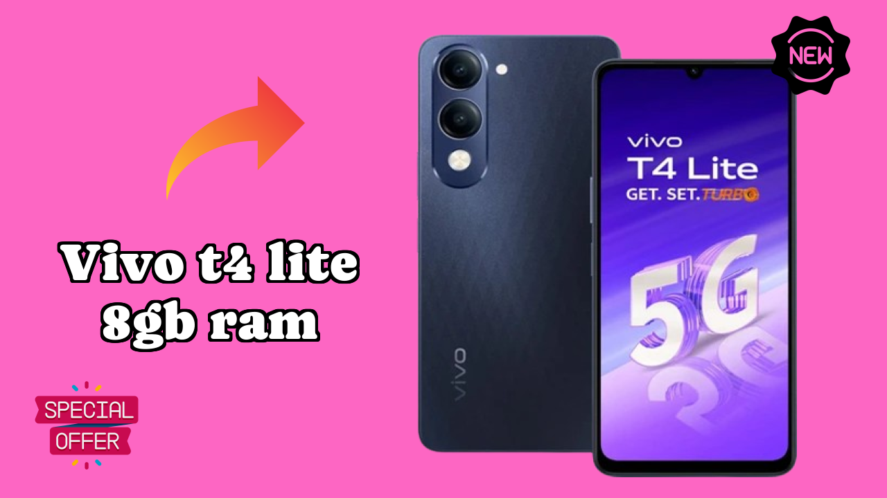 Vivo T4 Lite 8GB RAM Price Drop: Just ₹12,999 Available Now